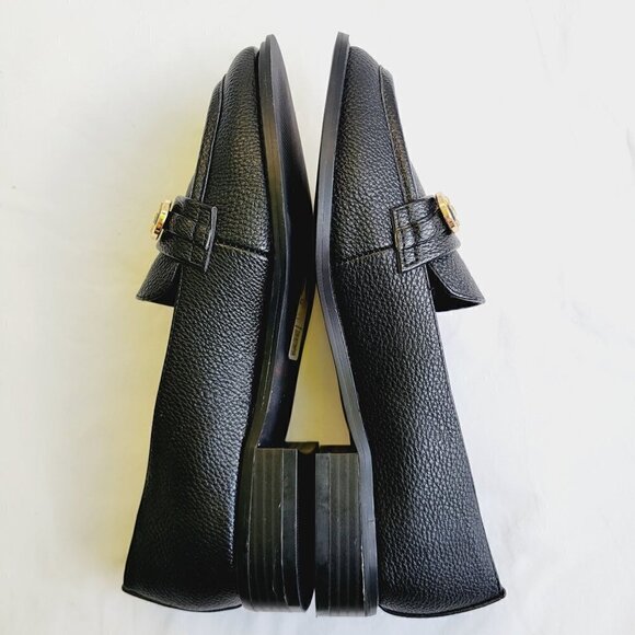 ASOS DESIGN Women's Black Leather Slip-on Loafer - size 7 - Picture 6 of 9